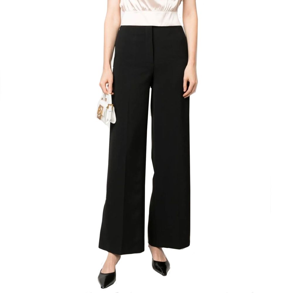 BLANCA VITA Schwarze Freizeithose aus Elastan