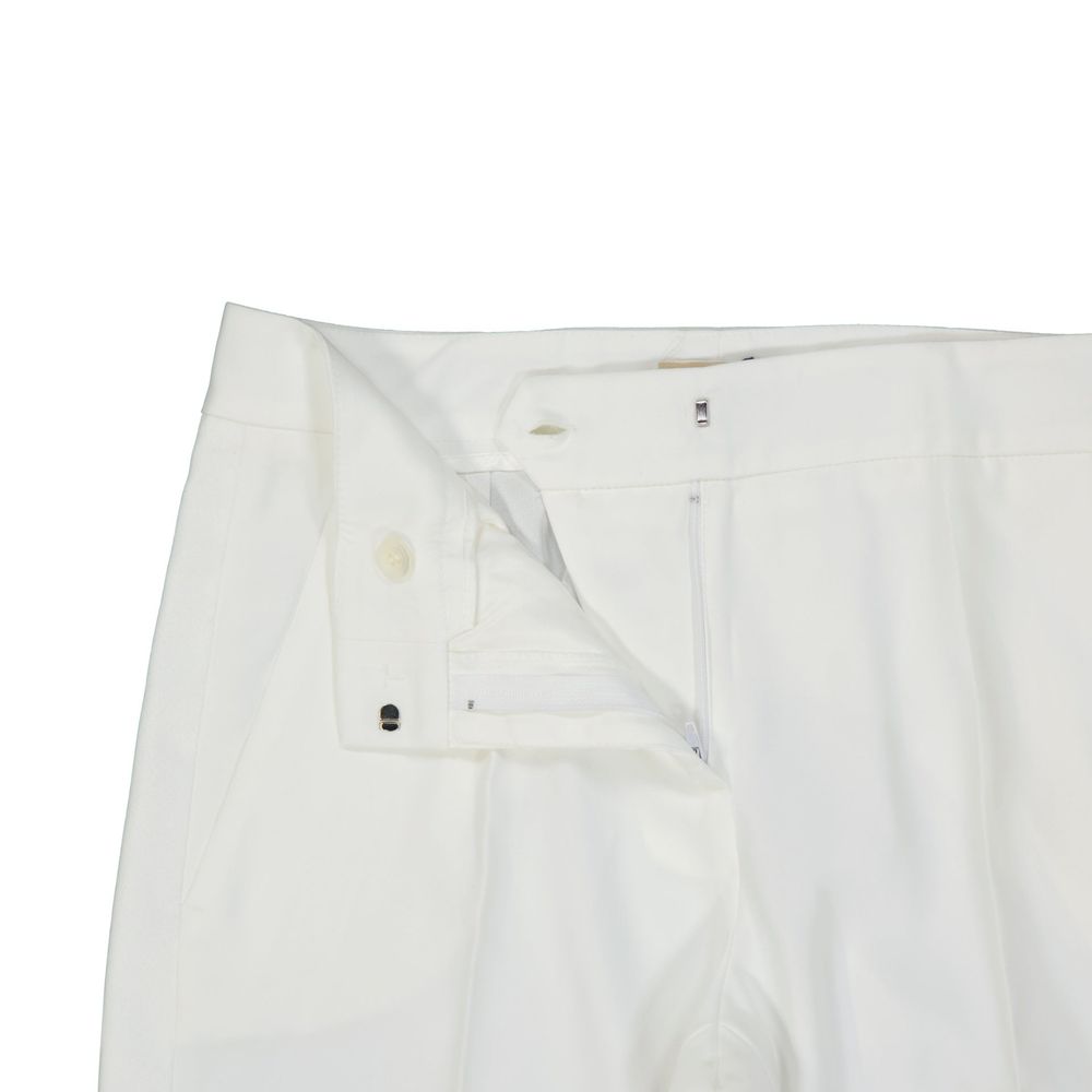 BLANCA VITA Weiße Freizeit-Hose aus Polyester