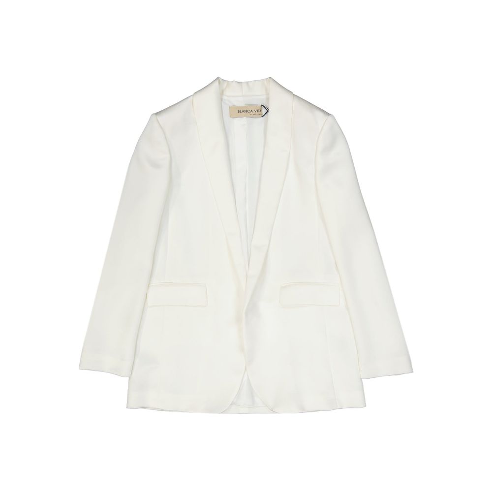 BLANCA VITA Jacken und Mäntel aus weißem Polyester