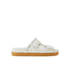 Bottega Veneta Witte Lamsleren Sandalen