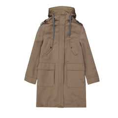 Brunello Cucinelli bruine polyester parka