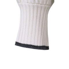 Brunello Cucinelli Weißer Kaschmirpullover