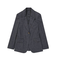Brunello Cucinelli Grijze Wollen Blazer