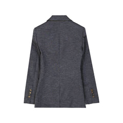 Brunello Cucinelli Grijze Wollen Blazer