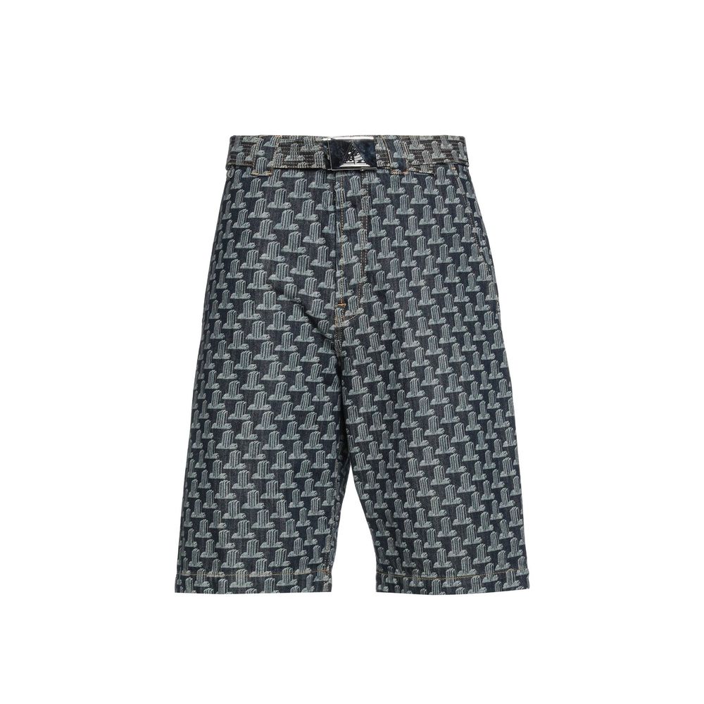 Lanvin Blue Cotton Shorts