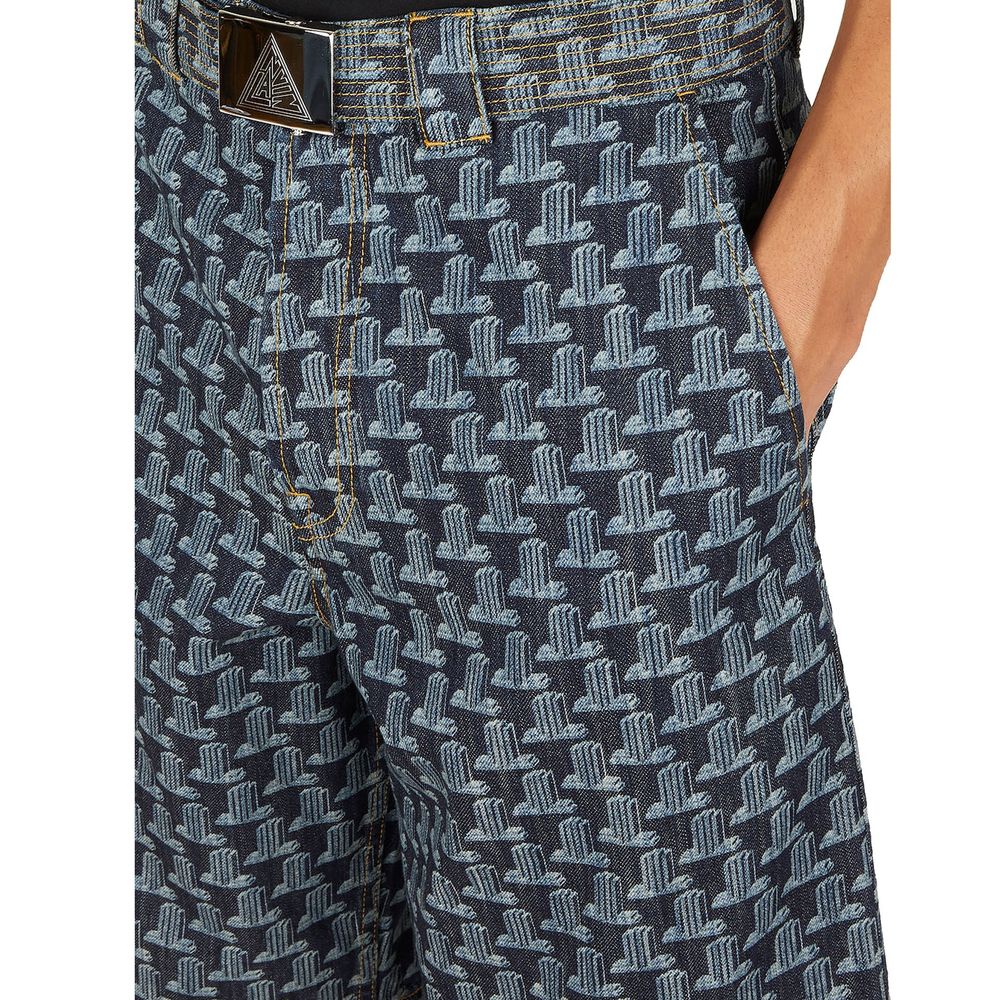 Lanvin Blue Cotton Shorts