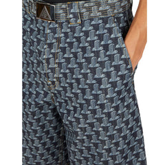Lanvin Blue Cotton Shorts