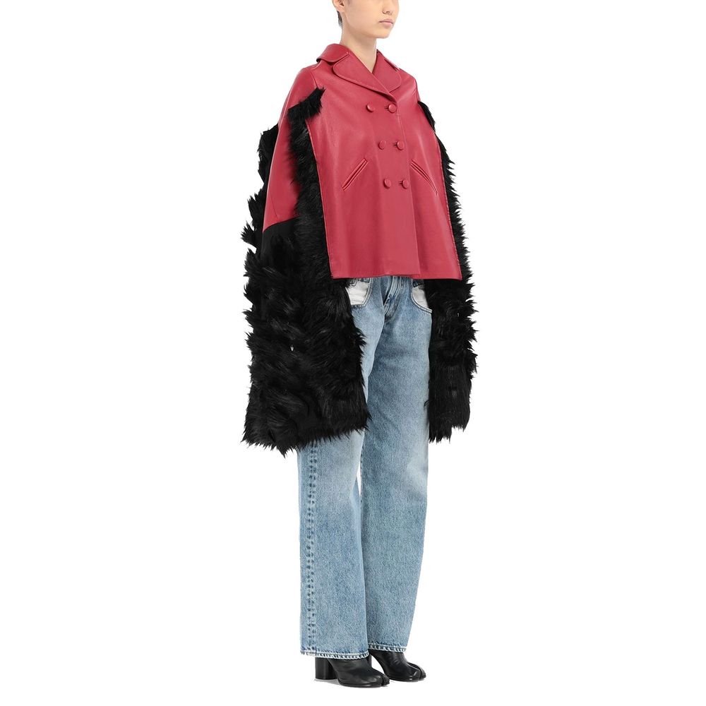 Maison Margiela Mehrfarbige Ledermäntel