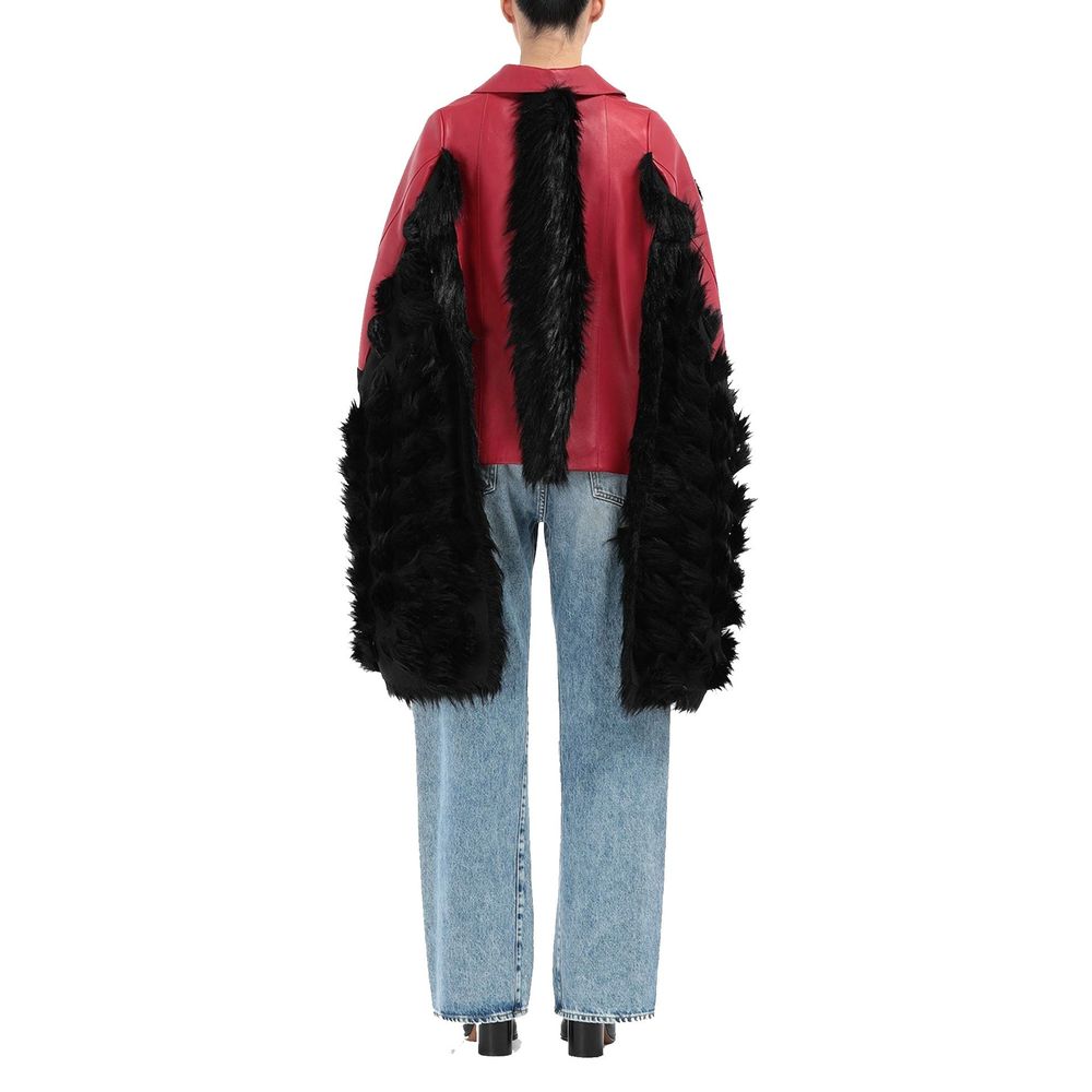 Maison Margiela Mehrfarbige Ledermäntel