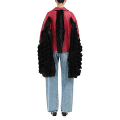 Maison Margiela Mehrfarbige Ledermäntel