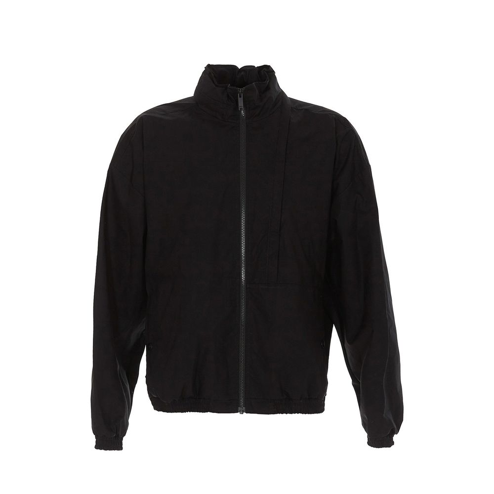 Marcelo Burlon Schwarze Baumwoll-Bomberjacke