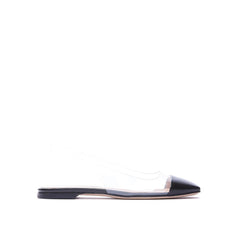 Gianvito Rossi Zwarte Plexiglas Ballerina's