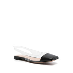 Gianvito Rossi Zwarte Plexiglas Ballerina's