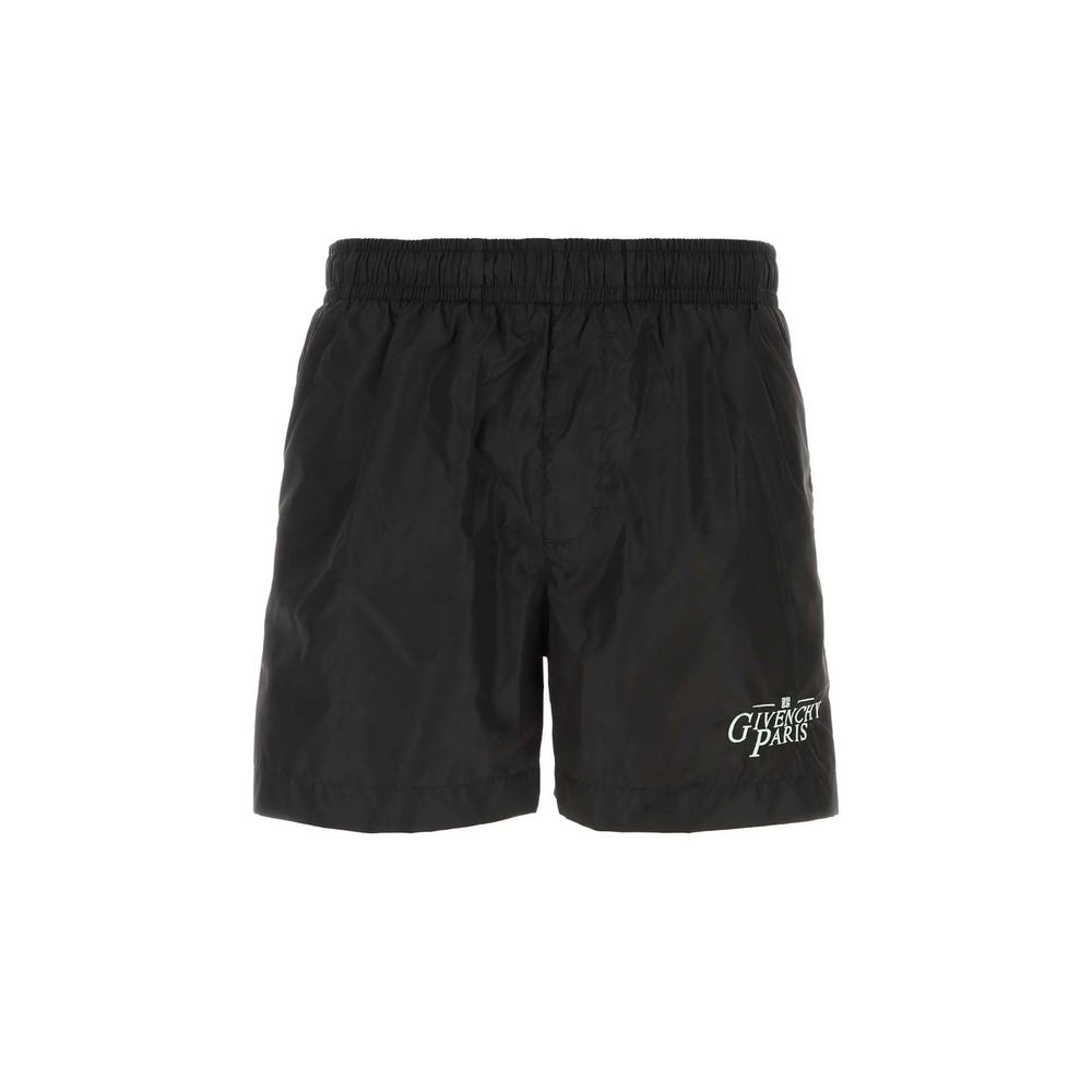 Givenchy Badeshorts aus schwarzem Polyamid