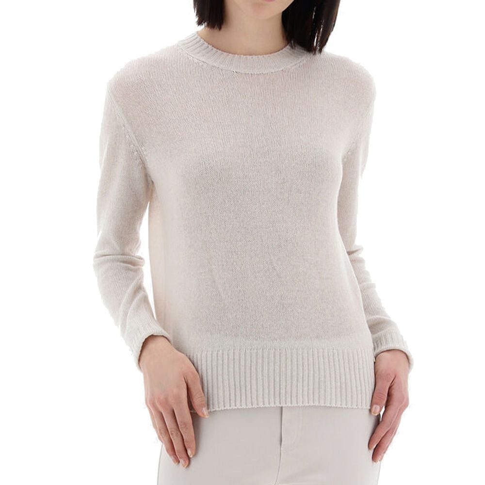 Herno Weißer Kaschmirpullover