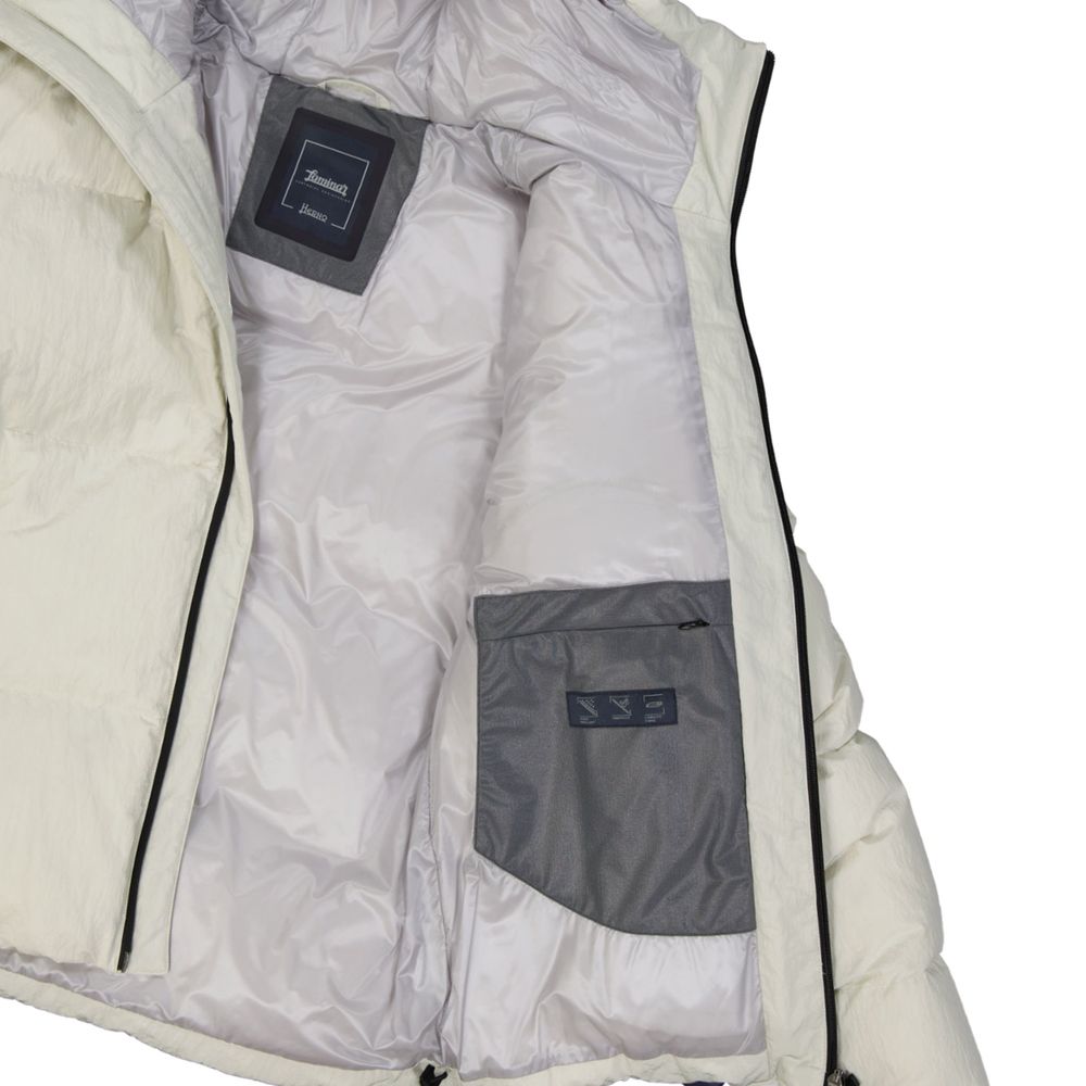 Herno Weiße Polyamid-Shelljacke