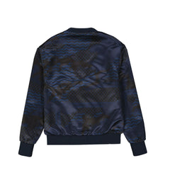 Neil Barrett Blauwe Polyester Bomber