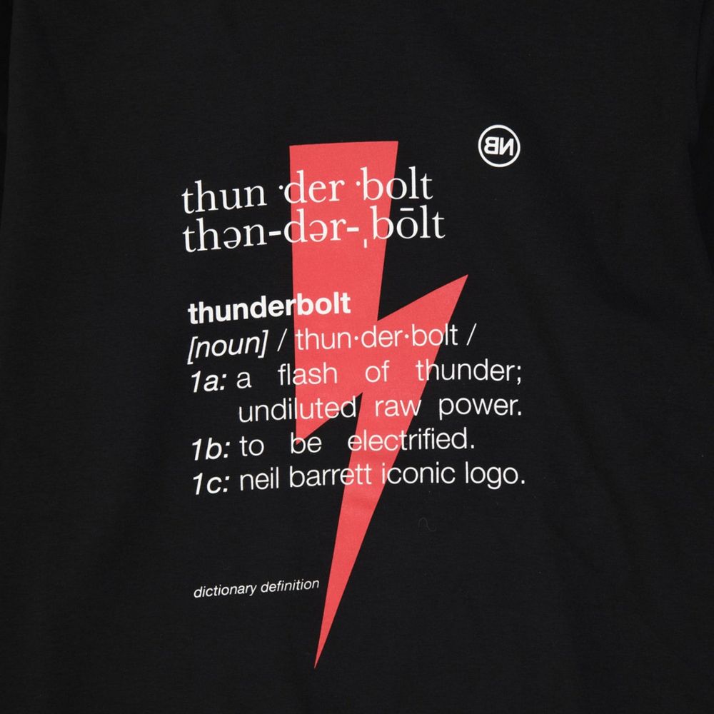 Neil Barrett Schwarzes Baumwoll-Sweatshirt