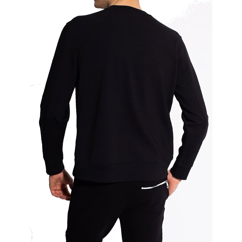 Neil Barrett Schwarzes Baumwoll-Sweatshirt