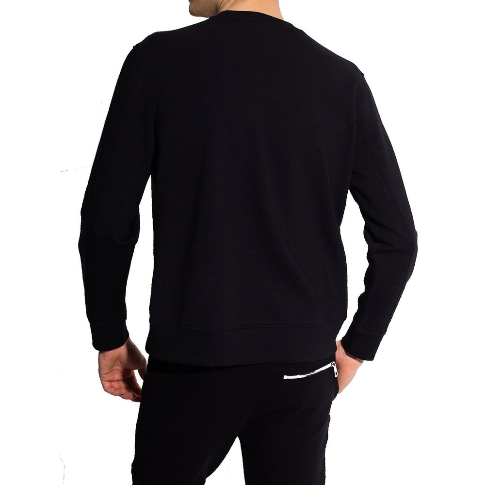 Neil Barrett Schwarzes Baumwoll-Sweatshirt