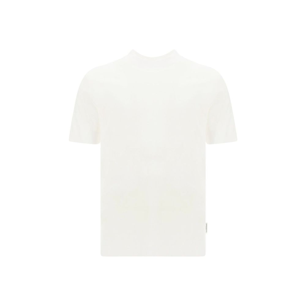 Paolo Pecora Milano Weißes Baumwoll-T-Shirt