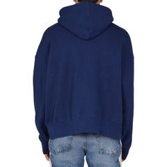 Palm Angels Blaues Baumwoll-Sweatshirt
