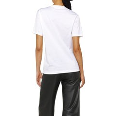 Salvatore Ferragamo Weißes Baumwoll-T-Shirt
