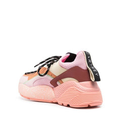 Stella McCartney Orangefarbene klobige Turnschuhe aus Polyethylen