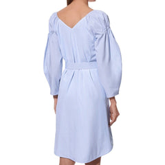 Stella McCartney blaues Baumwoll-Freizeitkleid
