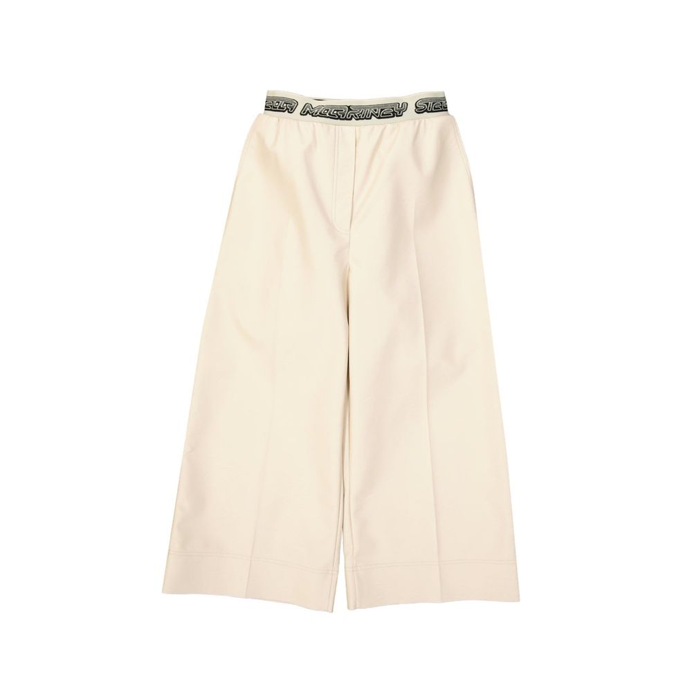 Stella McCartney Beige Viskose Cropped-Hose