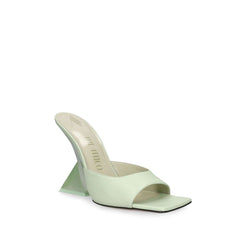 The Attico Bicolor Mules aus Kalbsleder