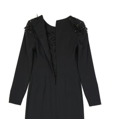 Alberta Ferretti Schwarzes Freizeitkleid aus Elastan