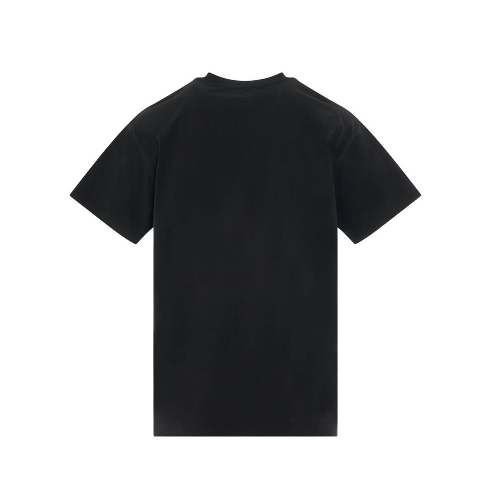 Ambush T-Shirt aus schwarzer Baumwolle