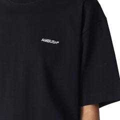 Ambush T-Shirt aus schwarzer Baumwolle