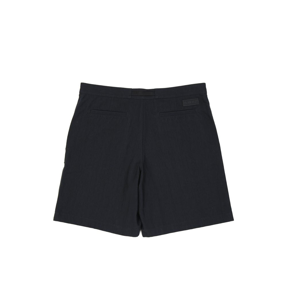 Dior Schwarze Bermuda-Shorts aus Baumwolle