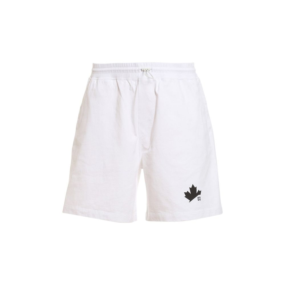 Dsquared² Weiße Baumwollshorts