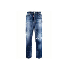 Dsquared² Blauwe Katoenen Jeans Denim