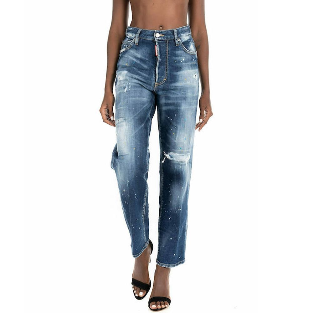 Dsquared² Blauwe Katoenen Jeans Denim