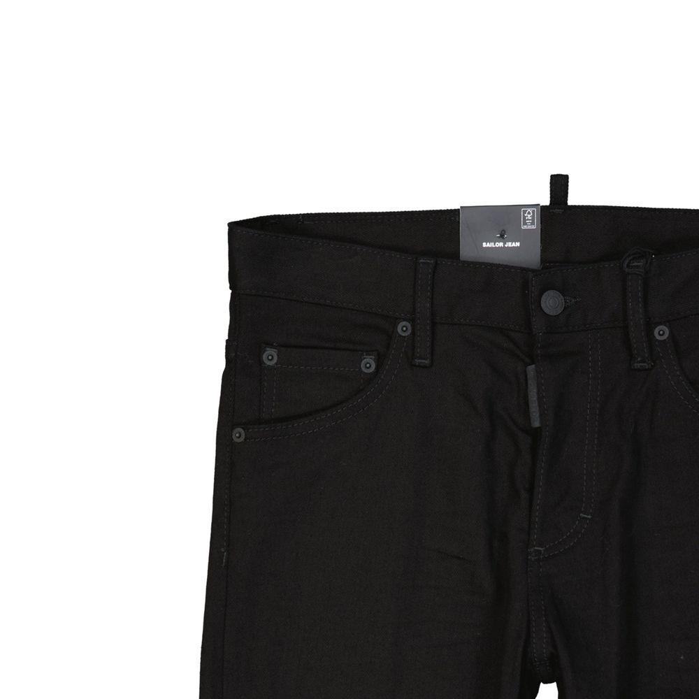 Dsquared² Zwarte Katoenen Jeans Denim