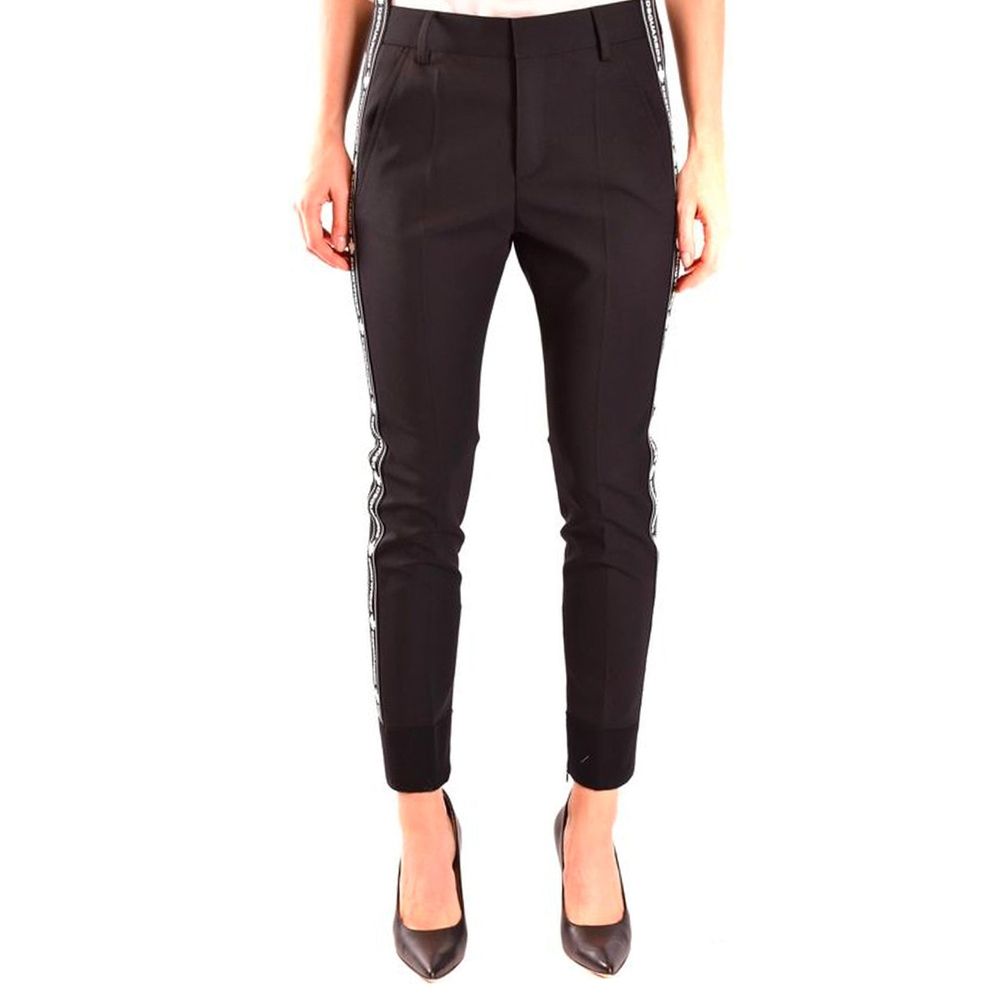 Dsquared² Schwarze Anzughose aus Wolle