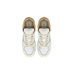 Autry White Leather Sneakers