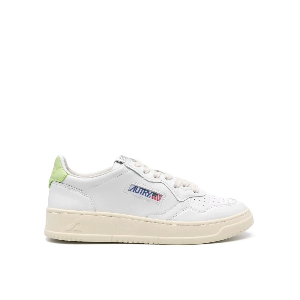 Autry White Leather Sneakers