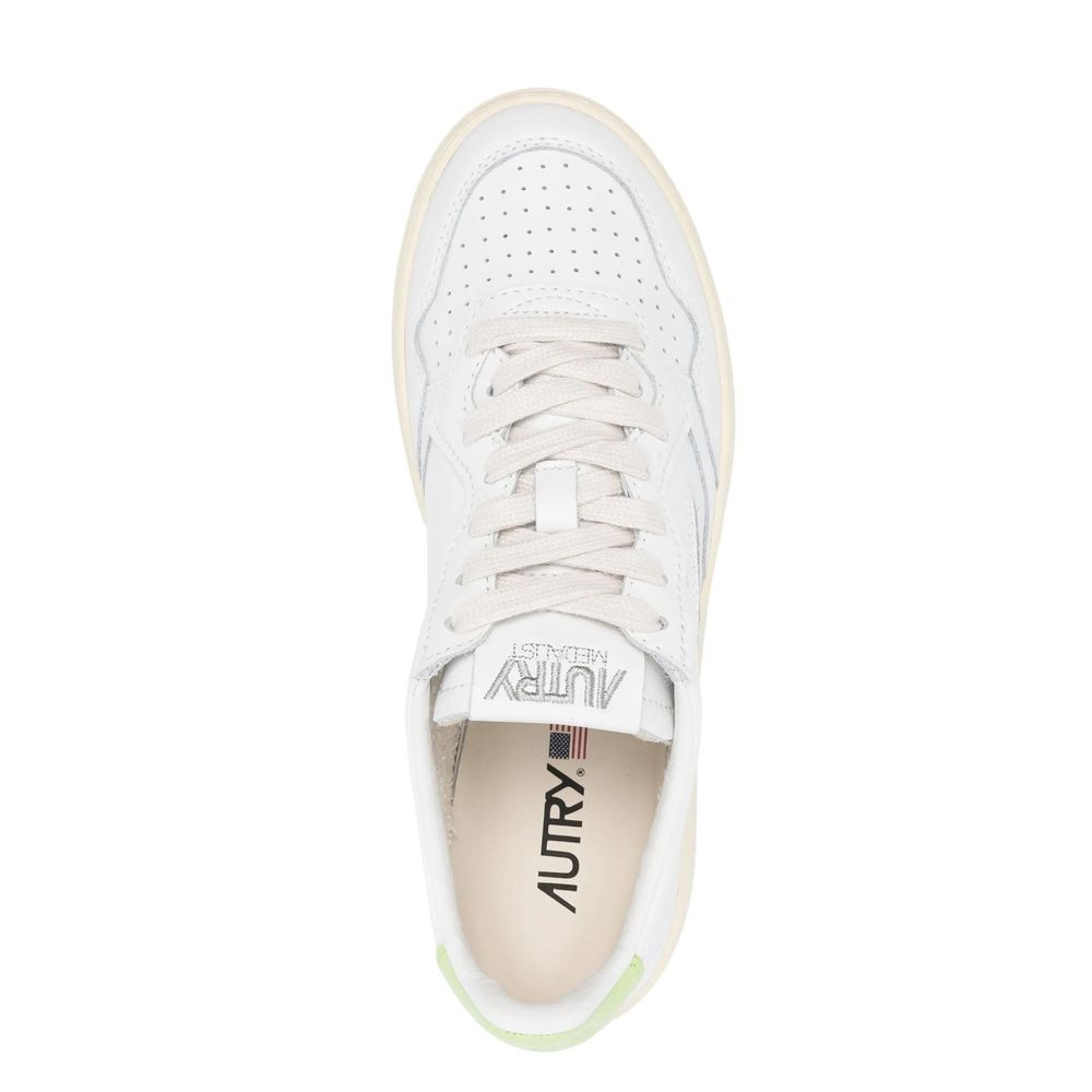 Autry White Leather Sneakers