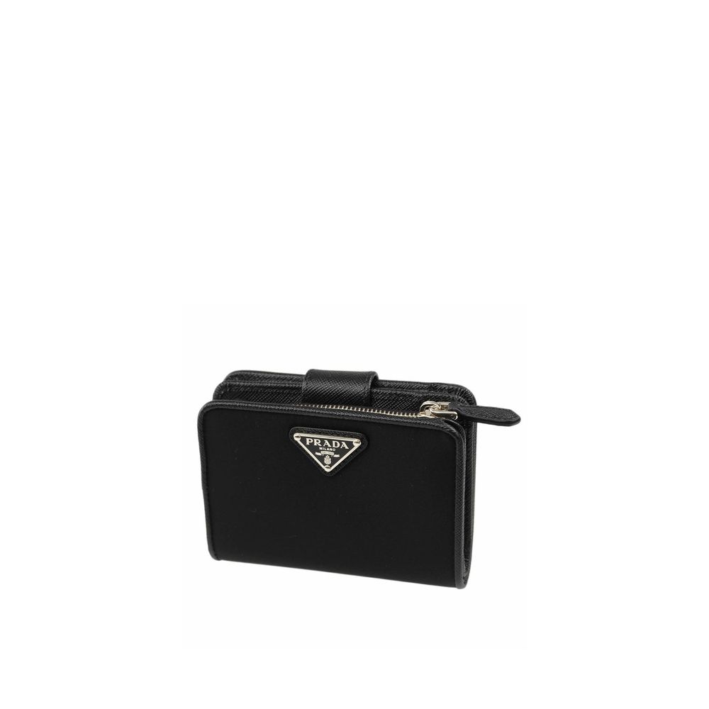 Prada Portemonnaie aus schwarzem Nylon