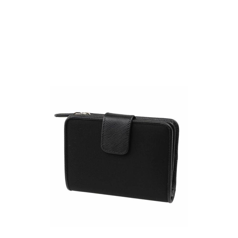 Prada Portemonnaie aus schwarzem Nylon