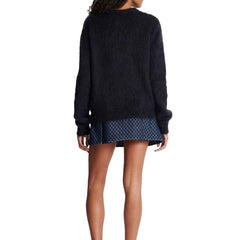 Balmain Zwart Mohair Sweatshirt