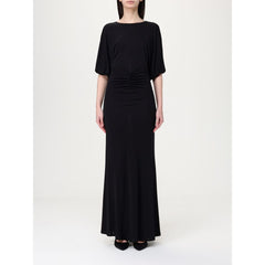 Twinset Zwarte Elastische Casual Jurk