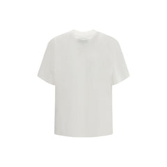 MM6 Wit Katoenen T-shirt