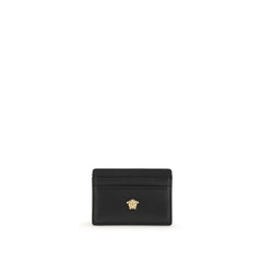 Versace Black Calf Leather Bos Taurus Wallet