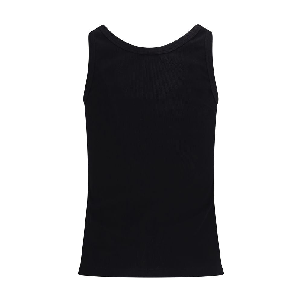 Versace Zwarte Katoenen Tanktops